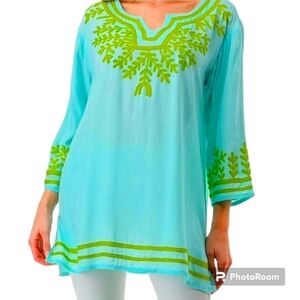 Bohemian Embroidery Tunic
